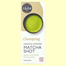 Té Verde Matcha Shot - 8 filtros - Clearspring