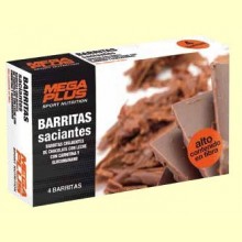Barritas Saciantes Chocolate con Leche - 4 barritas - Mega Plus