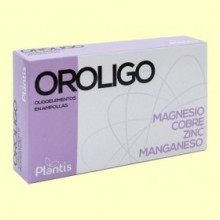 Oroligo - Oligoelementos - 20 ampollas - Plantis