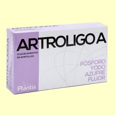 Artroligo A - Yodo Azufre Fósforo y Flúor - 20 ampollas - Plantis