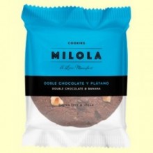 Cookie Doble Chocolate y Plátano - 1 unidad - Milola