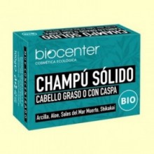 Champú Solido Cabello Graso o con Caspa Bio - 100 gramos - Biocenter