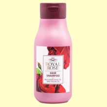 Champú con Aceite de Rosa de Bulgaria y Argán - 300 ml - Biofresh Royal Rose