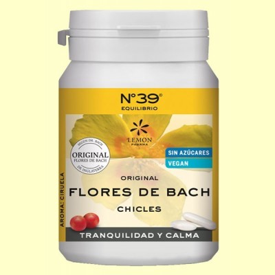 Chicles Originales Flores de Bach - Tranquilidad y Calma - 60 gramos - Lemon Pharma