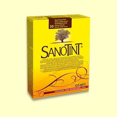 Tinte Sanotint Classic - Rubio Cálido Oscuro 30 - 125 ml - Sanotint