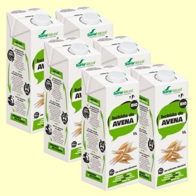 Bebida de Avena Bio - Pack 6 x 1 litro - Soria Natural