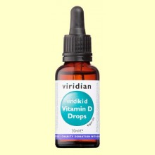 Viridikid Vitamina D3 Vegana Gotas - 30 ml - Viridian