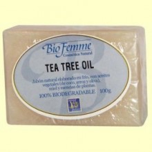 Jabón de tea tree oil - Bio Femme - 100 gramos - Ynsadiet
