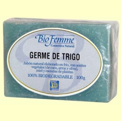 Jabón de germen de trigo - Bio Femme - 100 gramos - Ynsadiet