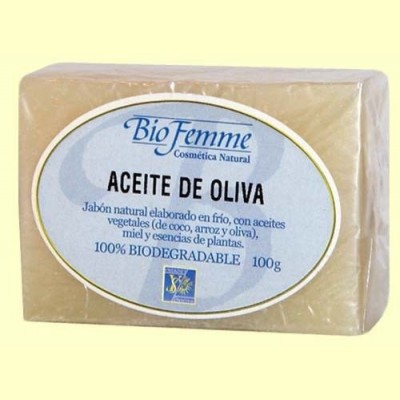 Jabón de aceite de oliva - Bio Femme - 100 gramos - Ynsadiet