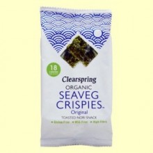 Alga Snack Nori - 4 gramos - Clearspring