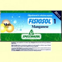Fisiosol 1 Manganeso - 20 ampollas - Specchiasol