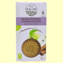 Galletas de Avena con Manzana y Canela Bio - Eco- 135 gramos -Salim