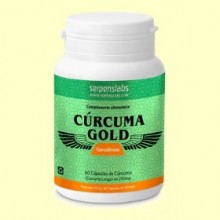 Cúrcuma Gold - 60 cápsulas - Serpenslabs