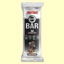 Keto Bar Cacao y Avellana - 18 barritas - NutriSport