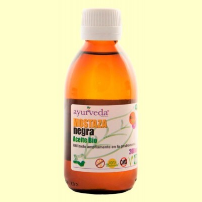 Aceite de Mostaza Negra - 200 ml - Ayurveda