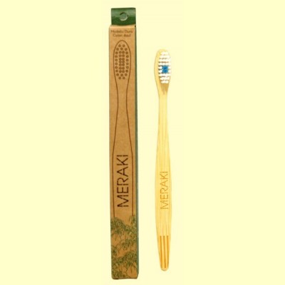 Cepillo de Dientes de Bambú Duro - 1 unidad - Meraki