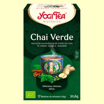 Chai Verde Bio - 17 infusiones - Yogi Tea