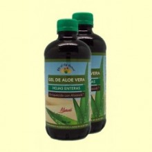 Gel bebible de Aloe Vera 99,5% Hojas Enteras - 2 x 946 ml - Lily of the desert