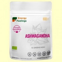 Ashwagandha polvo Eco - 200 gramos - Energy Feelings