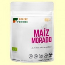 Harina de Maíz Morado Eco - 200 gramos - Energy Feelings