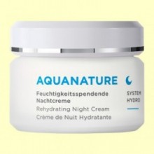 Aquanature Crema de Noche Hialurónica - 50 ml - Anne Marie Börlind