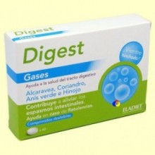 Digest Gases - 60 comprimidos de 400 mg - Eladiet