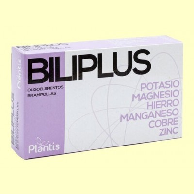 Biliplus - Oligoelementos - 20 ampollas - Plantis