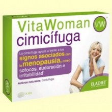 Vitawoman Cimicífuga - Menopausia - 60 cápsulas - Eladiet