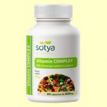 Vitamin Complex - 60 cápsulas - Sotya