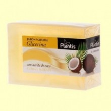 Jabón Natural Glicerina Coco - 100 gramos - Plantis