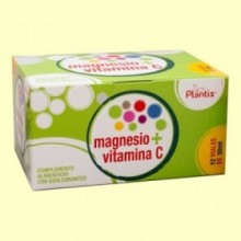 Magnesio Vitamina C - 12 viales - Plantis