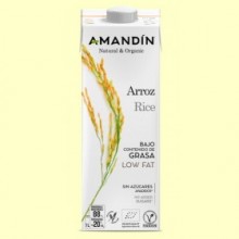 Bebida de Arroz Bio - 1 litro - Amandin