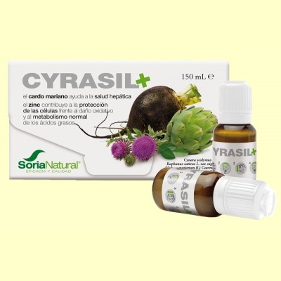 Cyrasil Plus - Ayuda para el hígado - 15 viales - Soria Natural