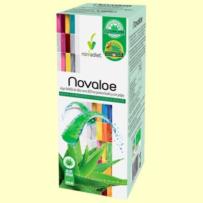 Novaloe - Jugo de Aloe Vera Eco - 1 litro - Novadiet