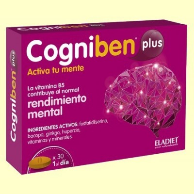 Cogniben Plus Activa tu Mente - 30 comprimidos - Eladiet