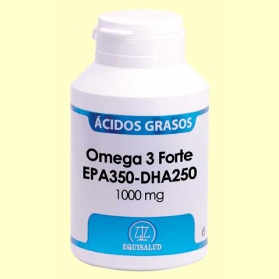 Omega 3 Forte EPA350 DHA250 1000 mg - 120 cápsulas - Equisalud