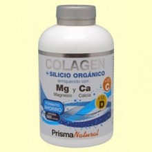 Colagen y Silicio Orgánico con Magnesio y Calcio - 360 comprimidos - Prisma Natural