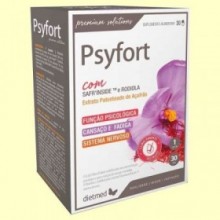 Psyfort con Rhodiola, Griffonia y Azafrán - 30 cápsulas - DietMed