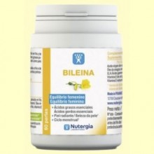 Bileina - Aceite de Onagra virgen y vitamina E natural - 180 perlas - Nutergia