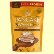 Pancake & Waffle Mix Plátano, Cáñamo y Canela - 400 gramos - Iswari