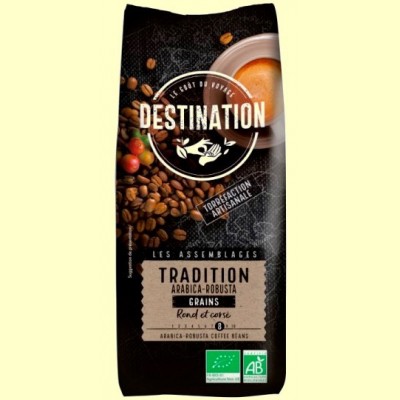 Café en Grano Tradición Arábica Robusta Bio - 1 kg - Destination