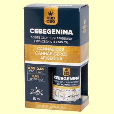 Cebegenina - Aceite CBD, CBG y Apigenina - 15 ml - Jellybell