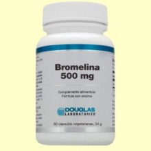 Bromelina 500 mg - 60 cápsulas - Laboratorios Douglas