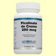 Picolinato de Cromo - 60 cápsulas - Laboratorios Douglas