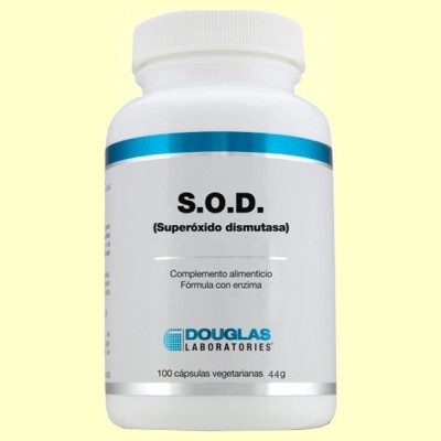 S.O.D. Superóxido Dismutasa - 100 cápsulas - Laboratorios Douglas