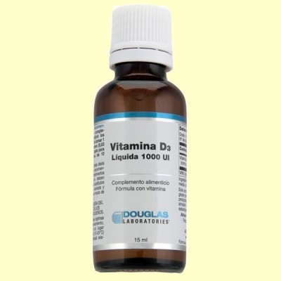 Vitamina D3 liquida 1000 ui - 15 ml - Laboratorios Douglas