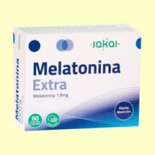Melatonina Extra 1.9 mg - 60 comprimidos masticables - Sakai