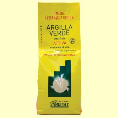 Arcilla Verde Activada - 500 gramos - Argital