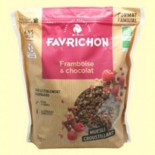 Muesli Crunchy Frambuesa y Chocolate Bio - 1 kg - Favrichon